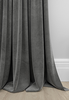 Ultra Luxe Velvet, Dark Grey - Made to Measure Curtains